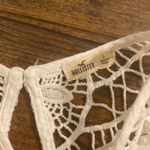 Crochet open shoulder top hollister - Picture 4 of 5